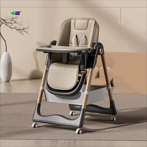 كرسي اطفال مرتفع ب 4 وضعيات